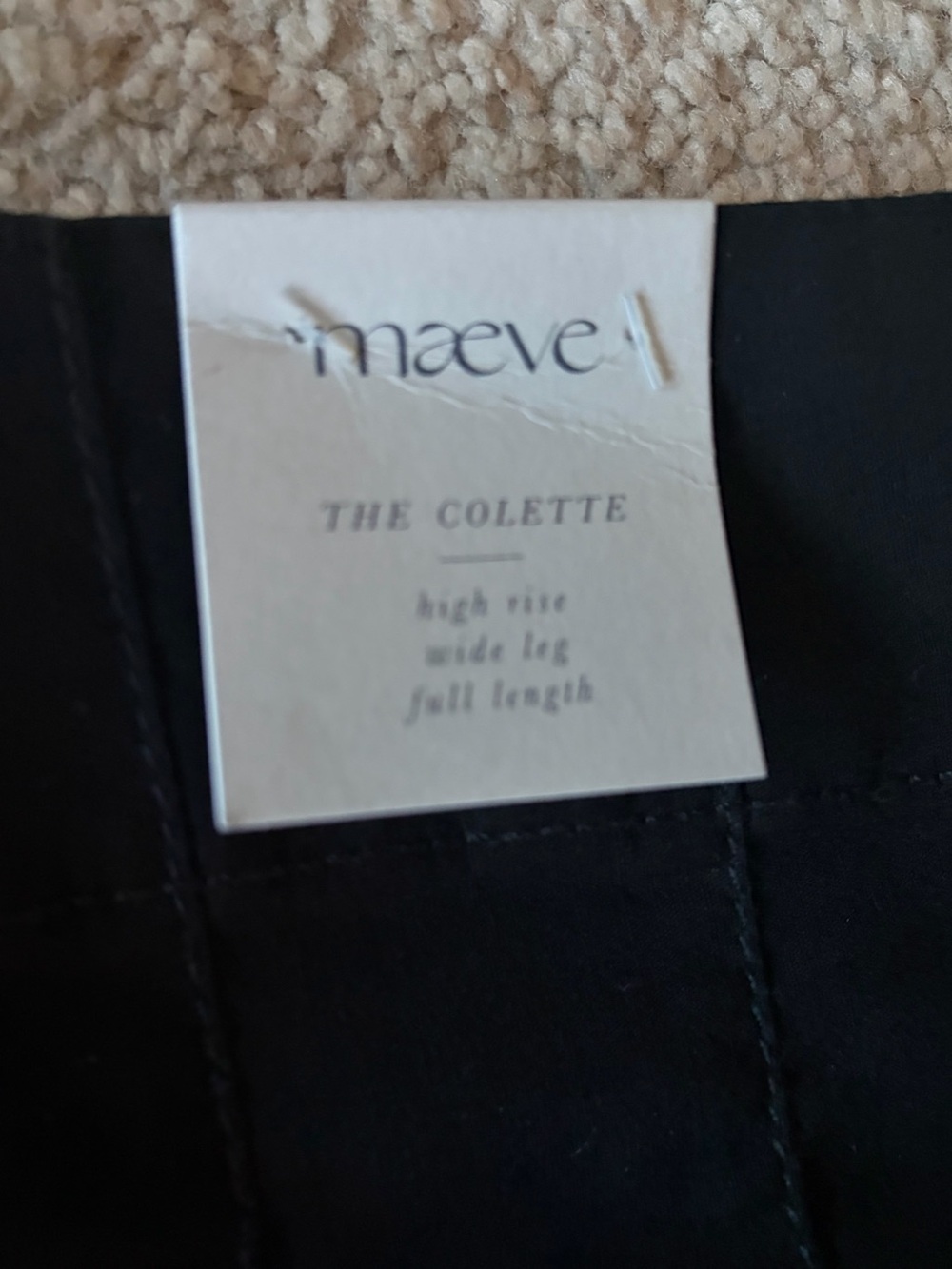 MAEVE COLETTE HIGH-RISE WIDE-LEG FULL-LENGTH PANTS IN MAGIC FABRIC - Picture 2 of 4